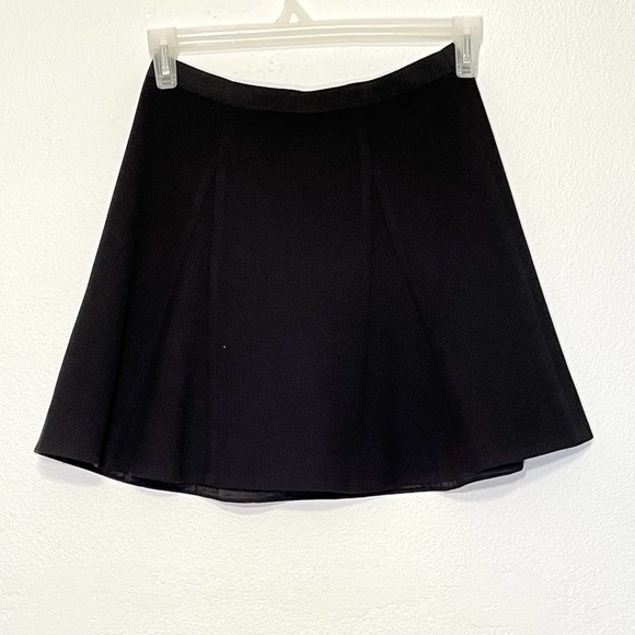 J.Crew Crepe Circle Mini Skirt XS Black - Picture 2 of 12
